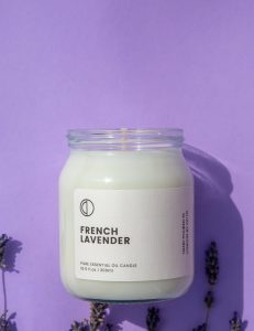 candela lavanda naturale